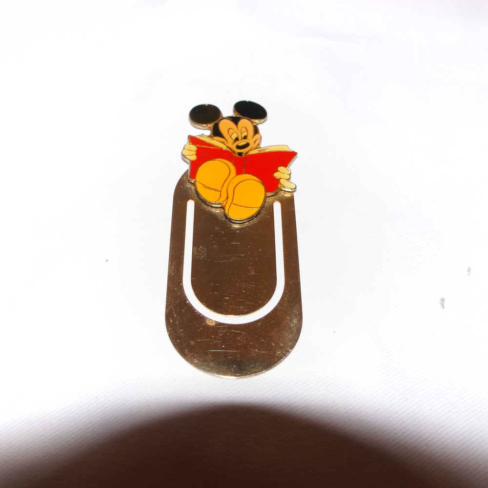 Disney Mickey Mouse Gold Bookmark